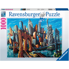 Ravensburger - Welcome to New York 1000 Piece Adult's Jigsaw Puzzle