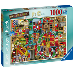 Ravensburger -Awesome Alphabet F&G (Colin Thompson) 1000 Piece Jigsaw Puzzle