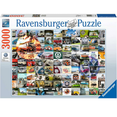 Ravensburger - 99 VW Bulli Campervan Moments 3000 Piece Jigsaw Puzzle