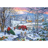 Gibsons - Bringing Home the Tree Extra Large 100 Piece Jigsaw Puzzle