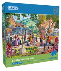 Gibsons - Boarding The Bus XX Large 100 Piece Jigsaw Puzzle