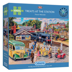 Gibsons - Treats At The Station 500 Large Piece Puzzle
