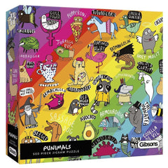 Gibsons - Punimals 500 Piece Puzzle