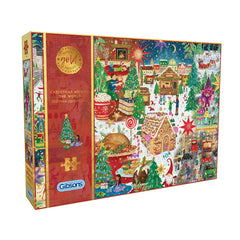 Gibsons - Christmas Around The World 500 Piece Jigsaw Puzzle