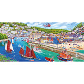 Gibsons - Looe Harbour Panoramic 636 Piece Puzzle