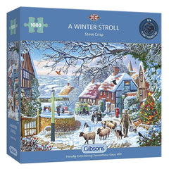 Gibsons - A Winter Stroll Puzzle 1000 Piece Puzzle