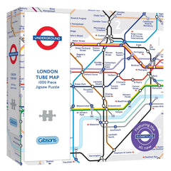 Gibsons - London Tube Map 1000 Piece Puzzle
