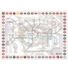 Gibsons - London Tube Map 1000 Piece Puzzle