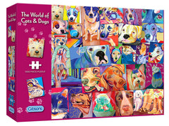 Gibsons - The World of Cats and Dogs 1000 Piece Jigsaw Puzzle