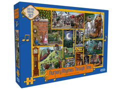 Gibsons - Nursery Rhymes Through Time 1000 Piece Jigsaw Puzzle