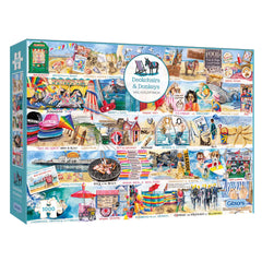Gibsons - Deckchairs and Donkeys 1000 Piece Puzzle