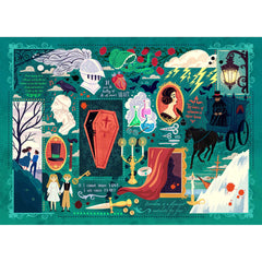 Gibsons Book Club: Gothic Novels 1000 Piece Puzzle