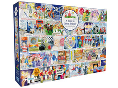 Gibsons - A Year In Great Britain 1000 Piece Jigsaw Puzzle