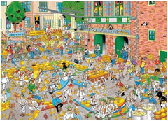 Jumbo - Jan Van Haasteren The Cheese Market + The Sailboat Race 2x 1000 Piece Adult's Jigsaw Puzzle