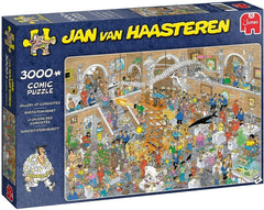 Jumbo - Jan Van Haasteren Gallery of Curiosities 3000 Piece Adult's Jigsaw Puzzle