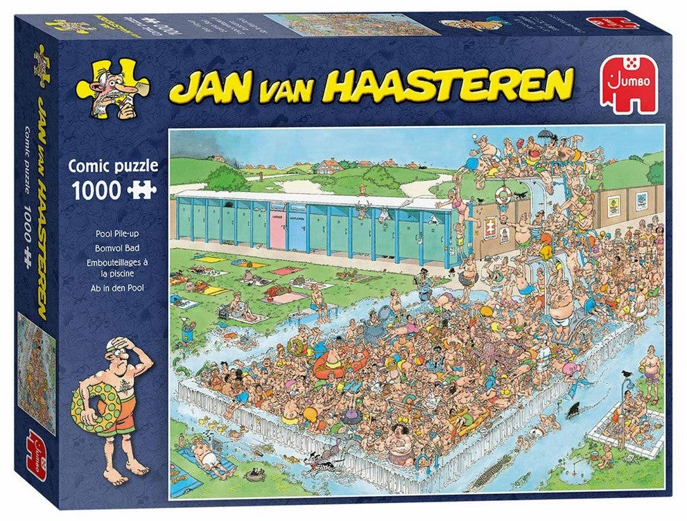 Jumbo - Jan van Haasteren: Pool Pile-Up 1000 Piece Jigsaw Puzzle