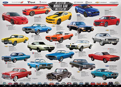 Eurographics - American Muscle Car Evolution 1000 Piece Jigsaw Puzzle