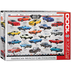 Eurographics - American Muscle Car Evolution 1000 Piece Jigsaw Puzzle