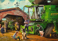 Ravensburger John Deere Then & Now Puzzle 1000pc