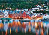 Ravensburger - Bergen, Norway 1000 Piece Puzzle