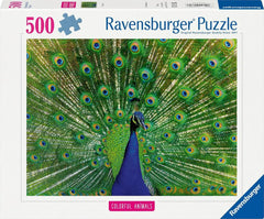 Ravensburger - Peacock 500 Piece Family Jigsaw Puzzle