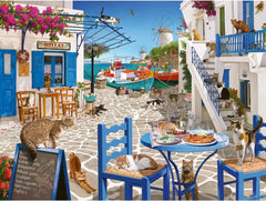 Ravensburger -  Cats of Mykonos 1500 Piece Adult's Jigsaw Puzzle