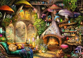 Ravensburger - Mushroom Cottage 1000 Piece Adult's Puzzle