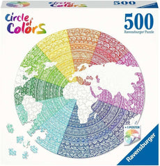 Ravensburger - Circle of Colours - Mandala 500 Piece Family Jigsaw Puzzle