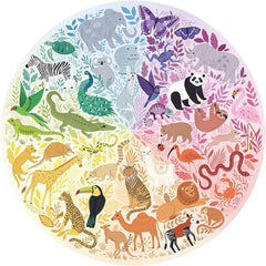 Ravensburger - Circle of Colours - Animals 500 Piece Family Jigsaw Puzzle