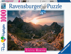 Ravensburger - Beautiful Mountains, Serra de Tramuntana, Mallorca 1000 Piece Puzzle