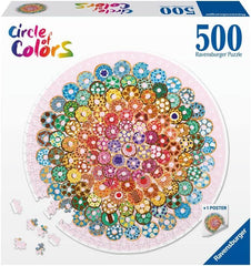 Ravensburger - Circle of Colours - Donuts 500 Piece Family Jigsaw Puzzle