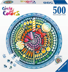 Ravensburger - Circle of Colours - Candy 500 Piece Family Jigsaw Puzzle