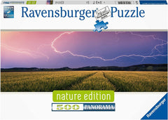 Ravensburger - Nature Edition Panorama: Summer Thunderstorm 500 Piece Puzzle
