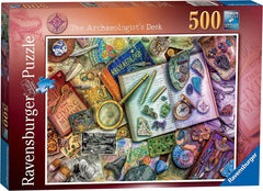Ravensburger - Aimee Stewart: The Archaeologist's Desk 500 Piece Puzzle