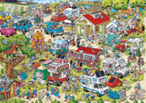 Ravensburger - Holiday Resort 1 - The Campsite 1000 Piece Jigsaw Puzzle