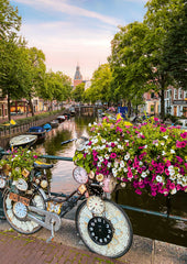 Ravensburger - Bicycle and Flowers in Amsterdam 1000 Piece Jigsaw Puzzle