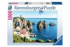 Ravensburger - Sea Stacks, Faraglioni di Scopello, Sicily 1000 Piece Jigsaw Puzzle