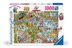 Ravensburger - Holiday Resort 3 - The Pool 1000 Piece Jigsaw Puzzle