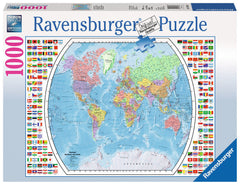 Ravensburger - Political World Map 1000 Piece Puzzle