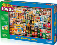 Gibsons - Shopping Basket 1980s 1000 Piece Jigsaw Puzzle