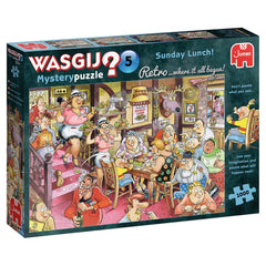Jumbo - Wasgij? Retro Mystery #5 Sunday Lunch 1000 Piece Adult's Jigsaw Puzzle