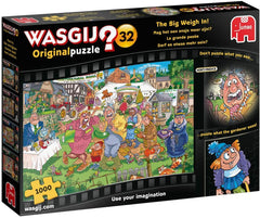 Jumbo - Wasgij? Retro Original #32 The Big Weigh In 1000 Piece Adult's Jigsaw Puzzle