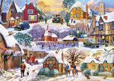 Gibsons - Winter Cottages 1000 Piece Jigsaw Puzzle- DISC