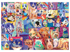 Gibsons - The World of Cats and Dogs 1000 Piece Jigsaw Puzzle