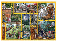 Gibsons - Nursery Rhymes Through Time 1000 Piece Jigsaw Puzzle