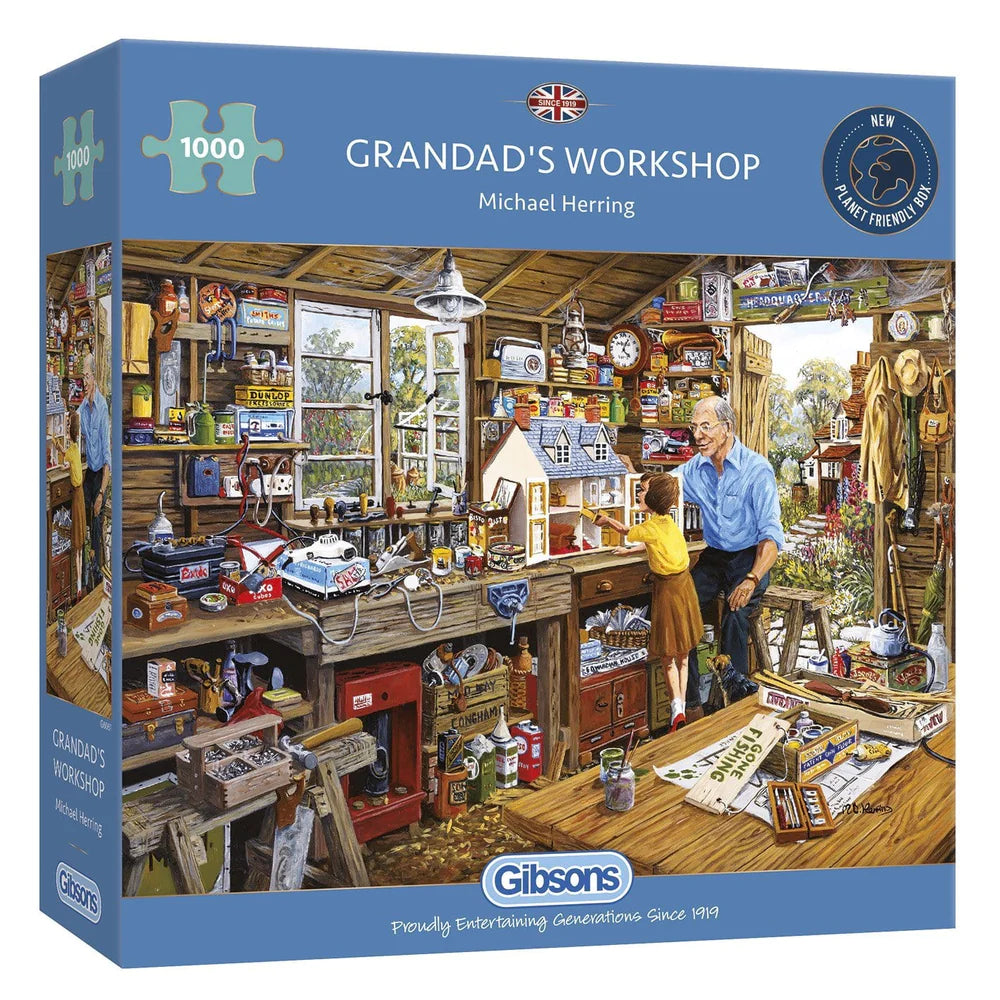 Gibsons Grandad's 1000 Piece Jigsaw Puzzle Premium Puzzles