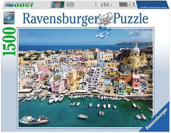 Ravensburger Colorful Procida Italy 1500 Piece Jigsaw Puzzle box