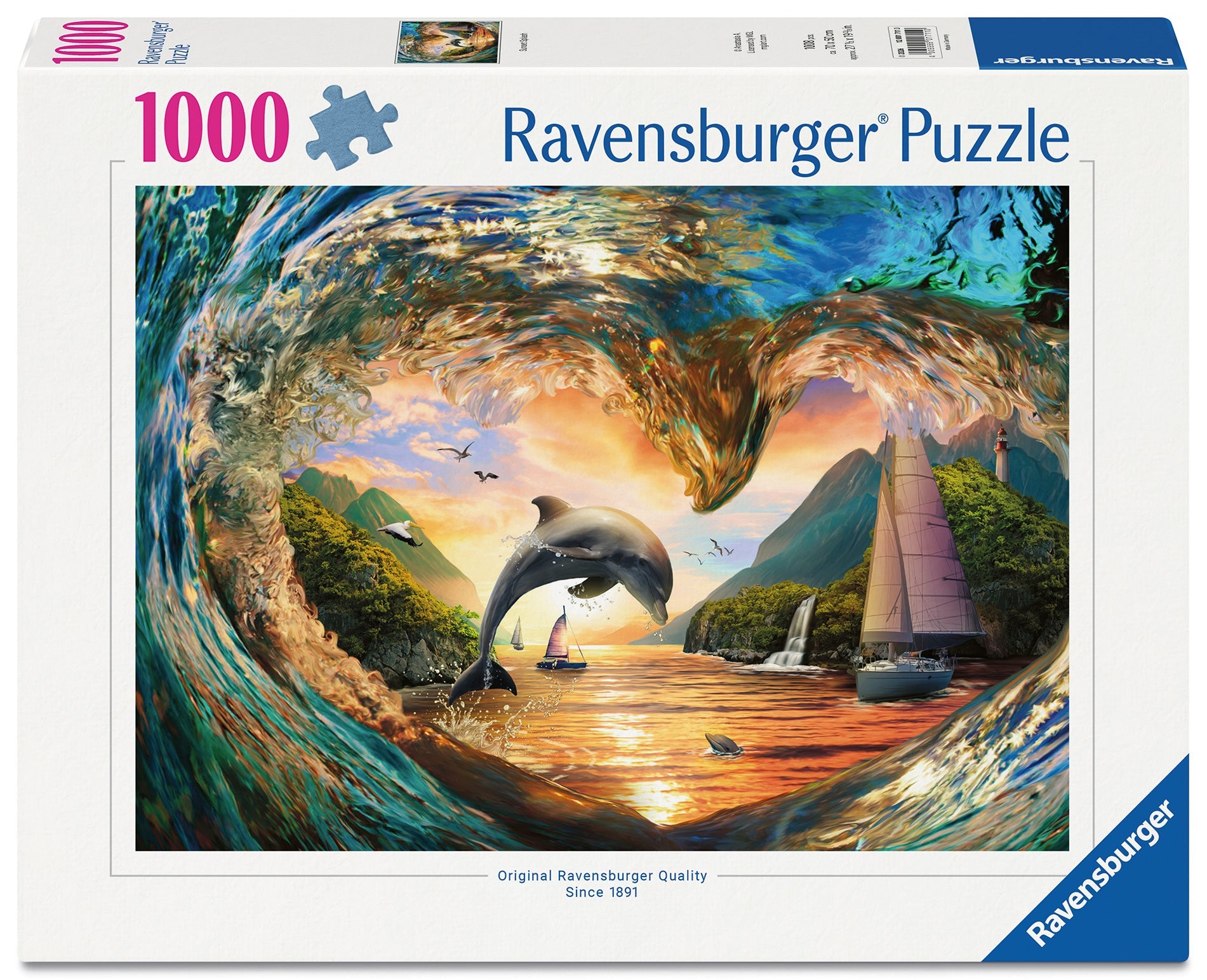 Ravensburger - Sunset Splash 1000 Piece Jigsaw Puzzle box