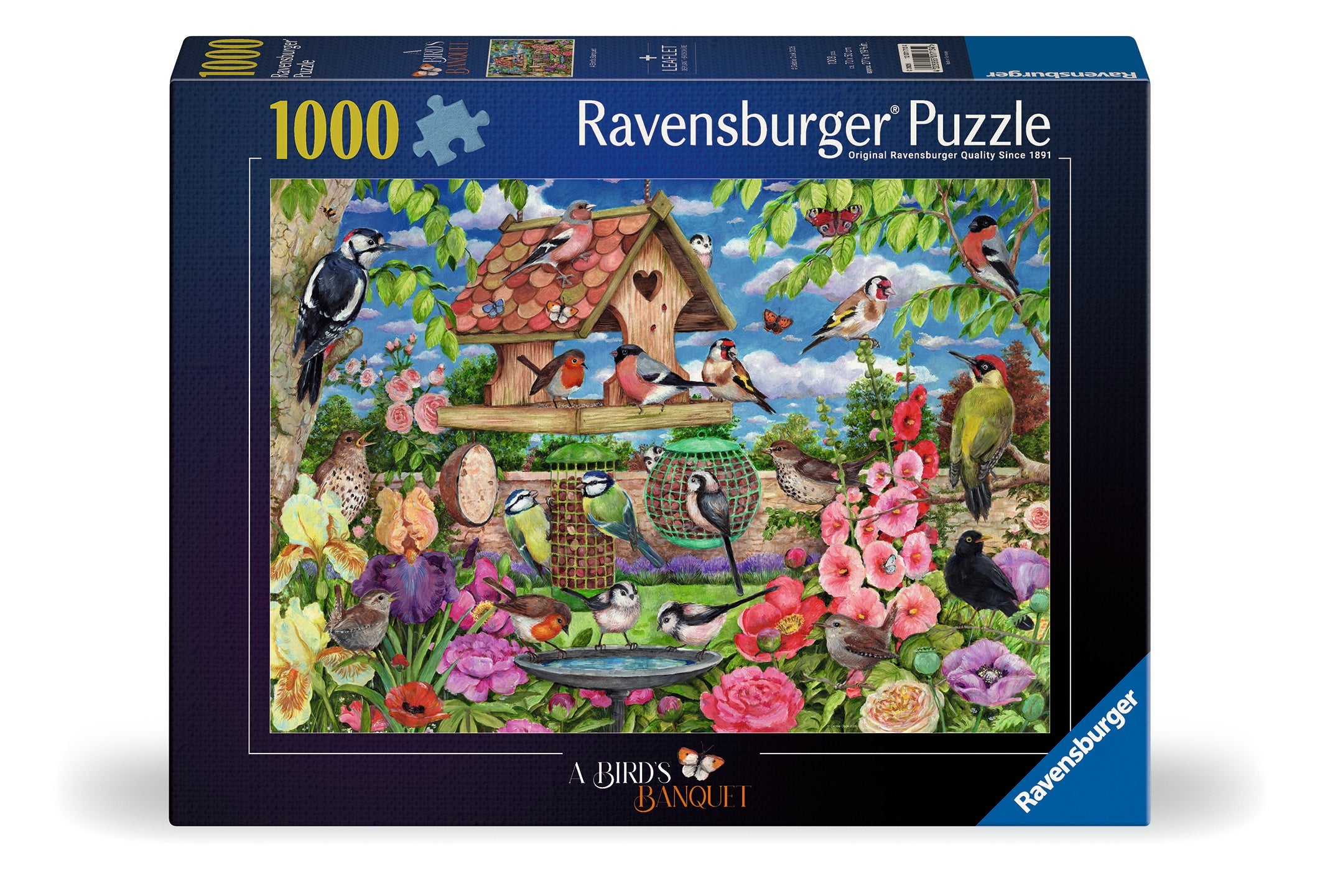 Ravensburger - The Bird Table 1000 Piece Jigsaw Puzzle box