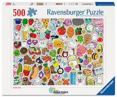 Ravensburger - Cute Kawaii Chaos 500 Piece Jigsaw Puzzle
